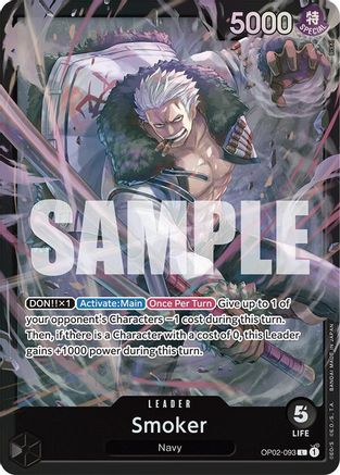 Image of Smoker (OP02-093) (OP02-093) - Starter Deck 19: BLACK Smoker