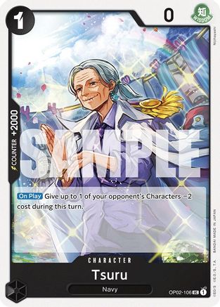 Image of Tsuru (OP02-106) - Starter Deck 19: BLACK Smoker