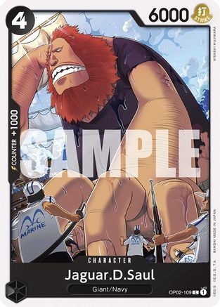 Image of Jaguar.D.Saul (OP02-109) - Starter Deck 19: BLACK Smoker
