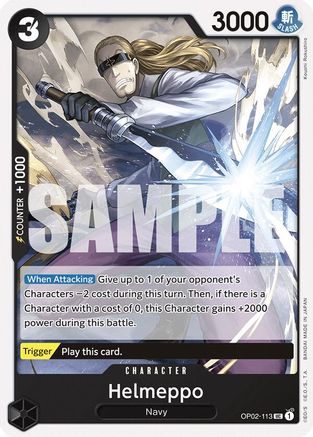 Image of Helmeppo (OP02-113) - Starter Deck 19: BLACK Smoker