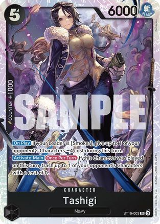 Image of Tashigi (ST19-003) - Starter Deck 19: BLACK Smoker Foil