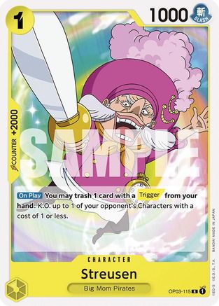 Image of Streusen (OP03-115) - Starter Deck 20: YELLOW Charlotte Katakuri