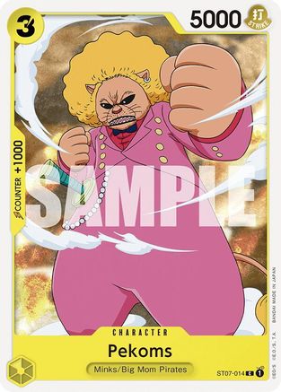 Image of Pekoms (ST07-014) - Starter Deck 20: YELLOW Charlotte Katakuri