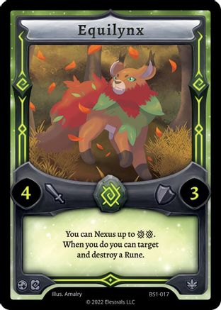 Image of Equilynx (BS1-017) - Base Set Kickstarter Edition