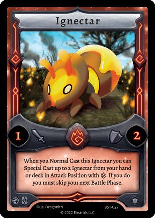 Image of Ignectar (BS1-027) - Base Set Kickstarter Edition