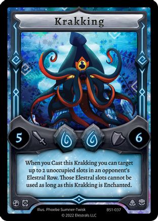 Image of Krakking (BS1-037) - Base Set Kickstarter Edition Holo