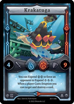 Image of Krakatuga (BS1-046) - Base Set Kickstarter Edition