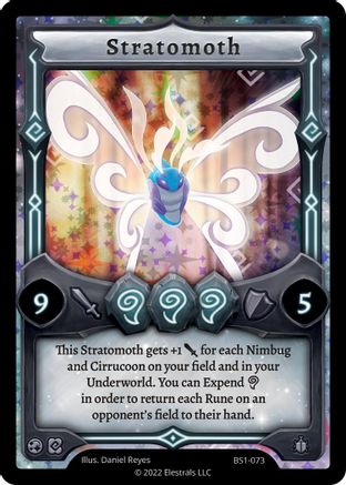 Image of Stratomoth (BS1-073) - Base Set Kickstarter Edition Holo