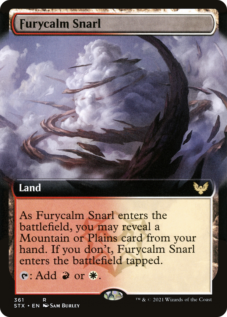 Image of Furycalm Snarl (Extended Art) (STX-361) - Strixhaven: School of Mages: (Extended Art) Foil