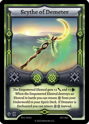 Image of Scythe of Demeter (BS1-082) - Base Set Kickstarter Edition