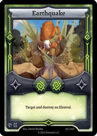 Image of Earthquake (BS1-083) - Base Set Kickstarter Edition