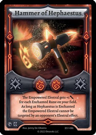 Image of Hammer of Hephaestus (BS1-086) - Base Set Kickstarter Edition
