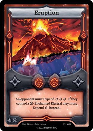 Image of Eruption (BS1-087) - Base Set Kickstarter Edition