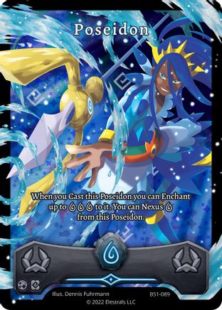 Image of Poseidon (BS1-089) - Base Set Kickstarter Edition Holo