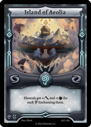 Image of Island of Aeolia (BS1-100) - Base Set Kickstarter Edition
