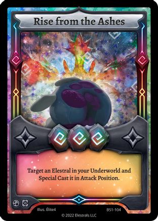 Image of Rise from the Ashes (BS1-104) - Base Set Kickstarter Edition Holo