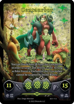 Image of Centaurbor (Full Art) (BS1-113) - Base Set Kickstarter Edition Holo