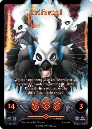 Image of Trifernal (Full Art) (BS1-114) - Base Set Kickstarter Edition Holo