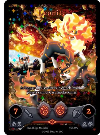 Image of Leonite (Full Art) (BS1-115) - Base Set Kickstarter Edition Holo