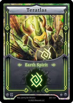 Image of Teratlas (Alternative Art) (BS1-121) - Base Set Kickstarter Edition Holo