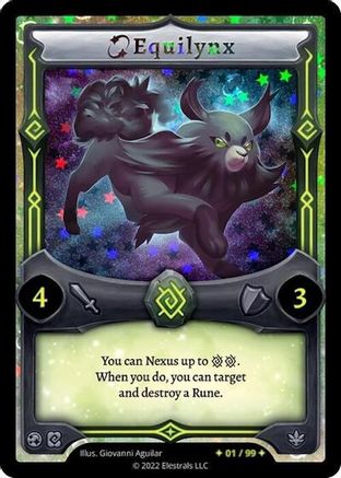 Image of Equilynx (Serialized) (/99) - Base Set Kickstarter Edition Holo