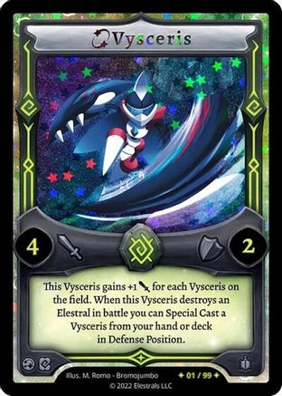 Image of Vysceris (Serialized) (/99) - Base Set Kickstarter Edition Holo