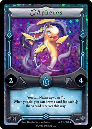Image of Apheros (Serialized) (/99) - Base Set Kickstarter Edition Holo