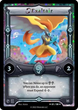 Image of Exaltair (Serialized) (/99) - Base Set Kickstarter Edition Holo