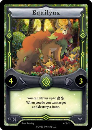 Image of Equilynx (AC1-02) - Artist Collection Holo