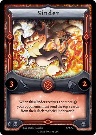 Image of Sinder (AC1-04) - Artist Collection Holo