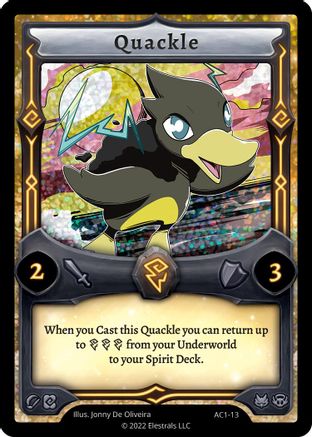 Image of Quackle (AC1-13) (AC1-13) - Artist Collection Holo