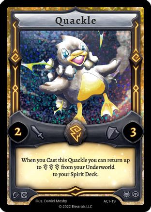 Image of Quackle (AC1-19) (AC1-19) - Artist Collection Holo