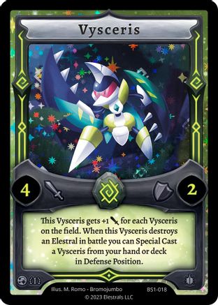 Image of Vysceris (BS1-018) - Base Set First Edition Holo