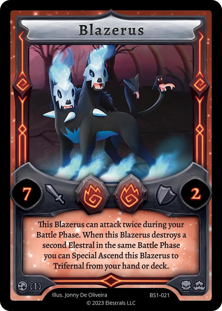 Image of Blazerus - Base Set [First Edition] BS1-021