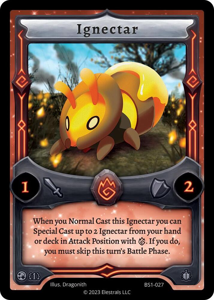 Image of Ignectar - Base Set [First Edition] BS1-027