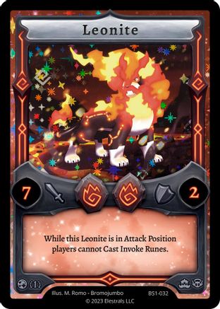 Image of Leonite (BS1-032) - Base Set First Edition Holo
