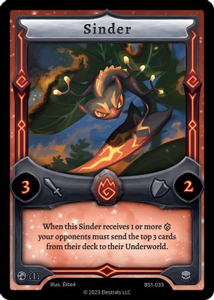 Image of Sinder (BS1-033) - Base Set First Edition