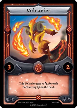Image of Volcaries (BS1-035) - Base Set First Edition
