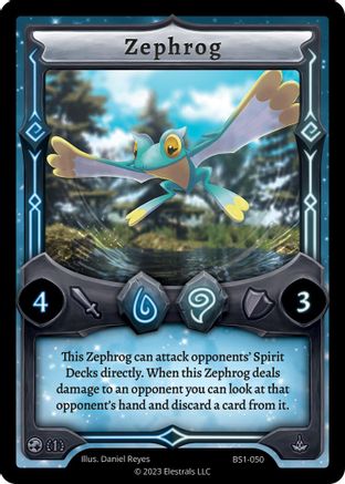 Image of Zephrog (BS1-050) - Base Set First Edition