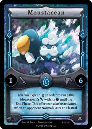 Image of Moustacean (BS1-051) - Base Set First Edition Holo