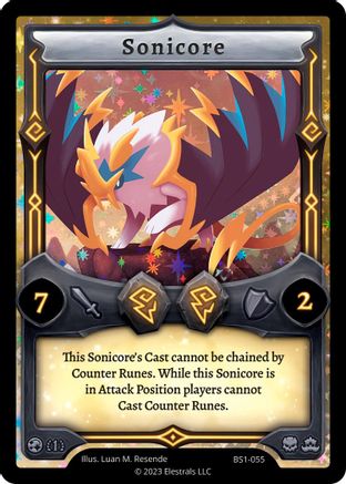 Image of Sonicore (BS1-055) - Base Set First Edition Holo