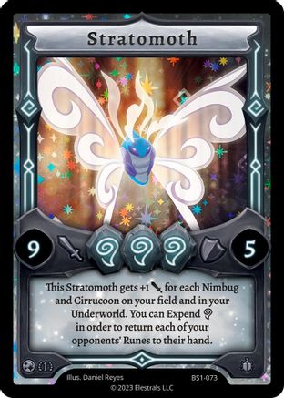 Image of Stratomoth (BS1-073) - Base Set First Edition Holo