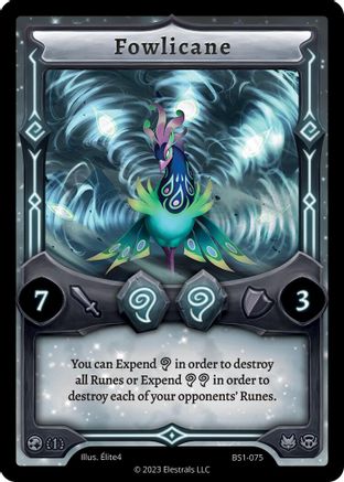 Image of Fowlicane (BS1-075) - Base Set First Edition