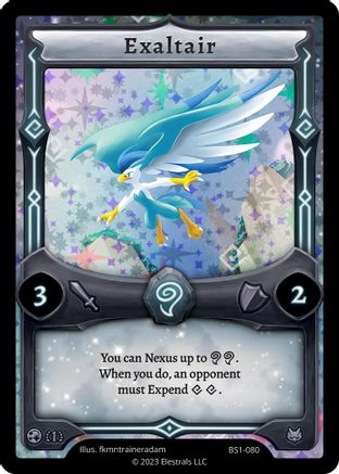 Image of Exaltair (BS1-080) - Base Set First Edition Holo