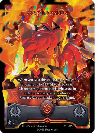 Image of Hephaestus (BS1-085) - Base Set First Edition Holo