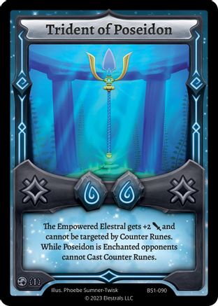 Image of Trident of Poseidon (BS1-090) - Base Set First Edition