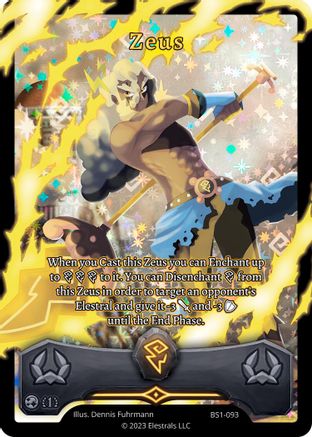 Image of Zeus (BS1-093) - Base Set First Edition Holo