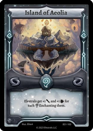 Image of Island of Aeolia (BS1-100) - Base Set First Edition