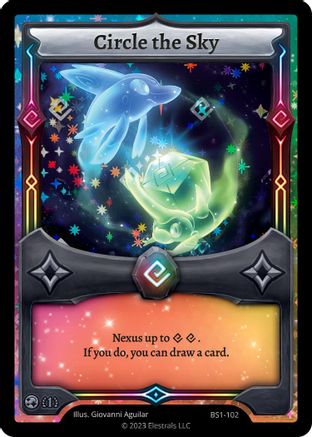 Image of Circle the Sky (BS1-102) - Base Set First Edition Holo