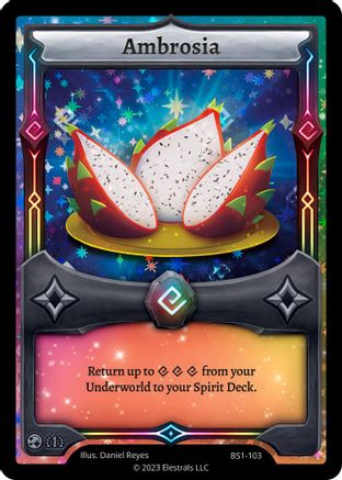 Image of Ambrosia (BS1-103) - Base Set First Edition Holo